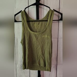 Bdg Jeans Crop Top Tank Green Size XS